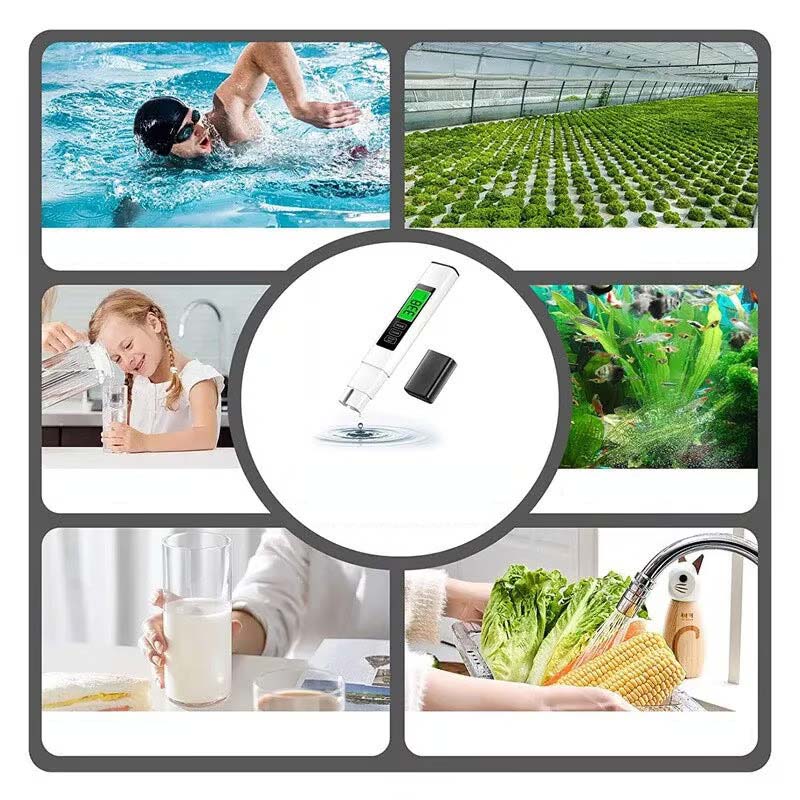 Neues 4-in-1 TDS Messgerät Digitaler Wasser Tester