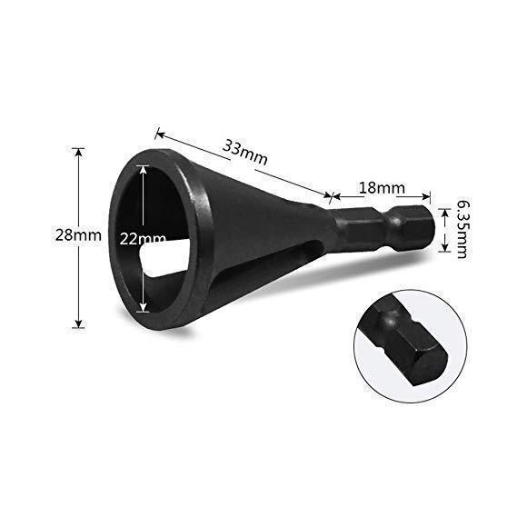 Domom Entgratwerkzeug für Außenfasen Schrauben (2 Stücke) - hallohaus