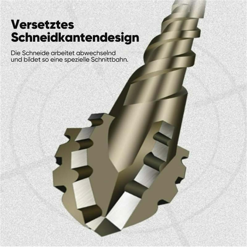 Vierschneidiger Exzenterbohrer