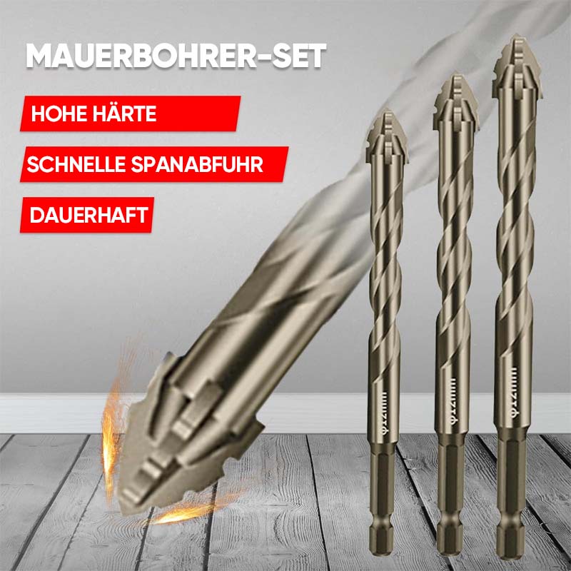 Vierschneidiger Exzenterbohrer