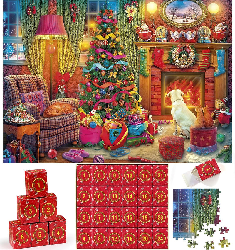 Adventskalender Weihnachtspuzzle