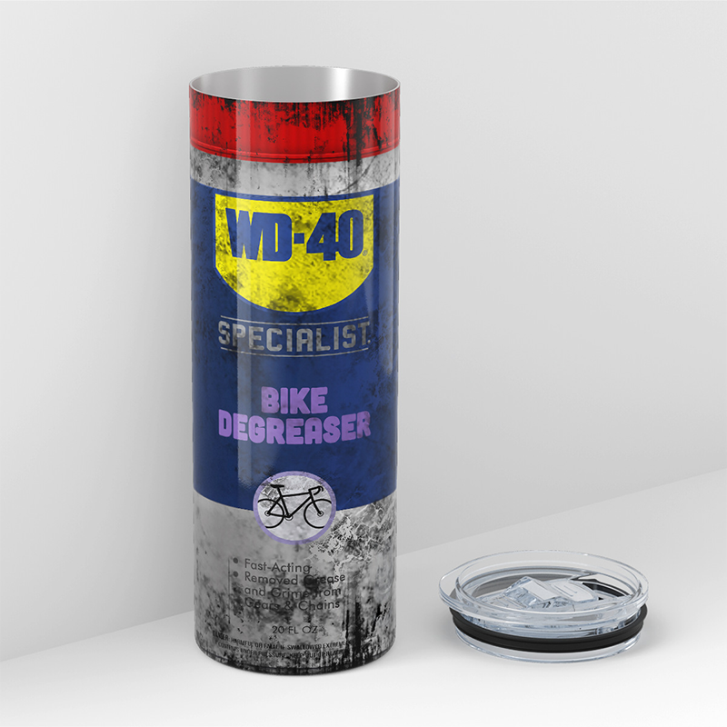 Thermosbecher mit Schmutzmuster