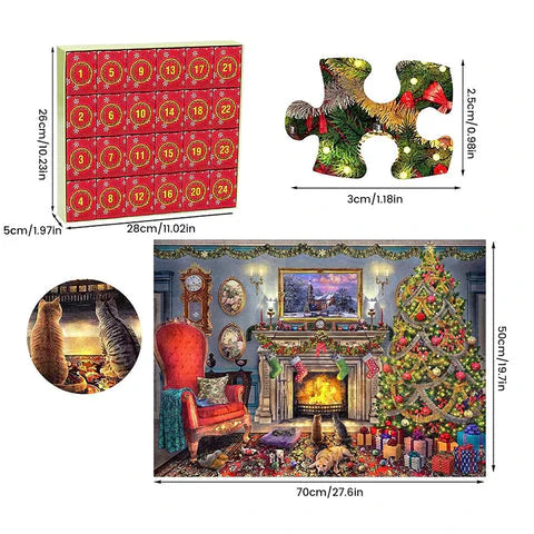 Adventskalender Weihnachtspuzzle
