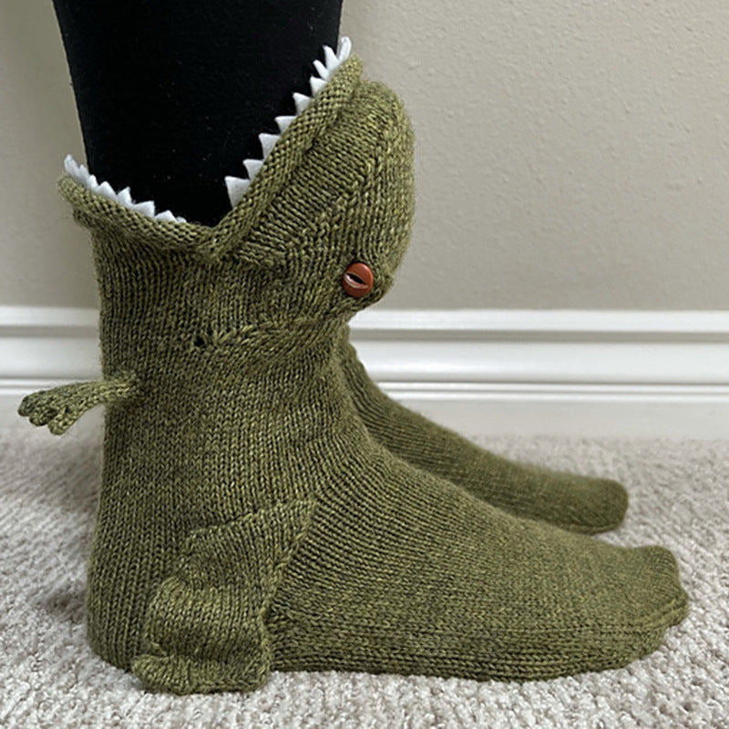 Krokodilsocken stricken