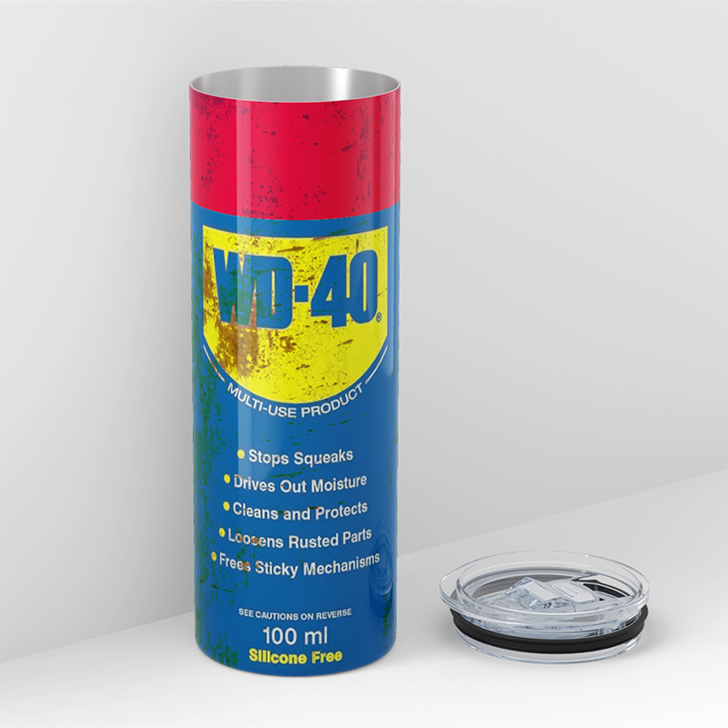 Thermosbecher mit Schmutzmuster