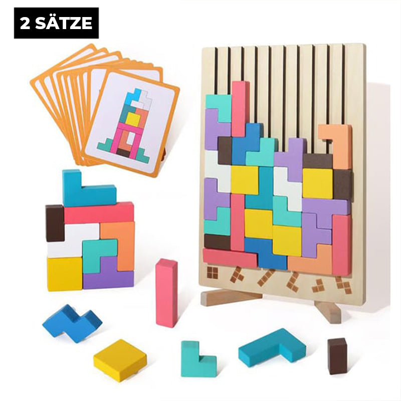 Stapelpuzzle-Spielzeug aus Holz
