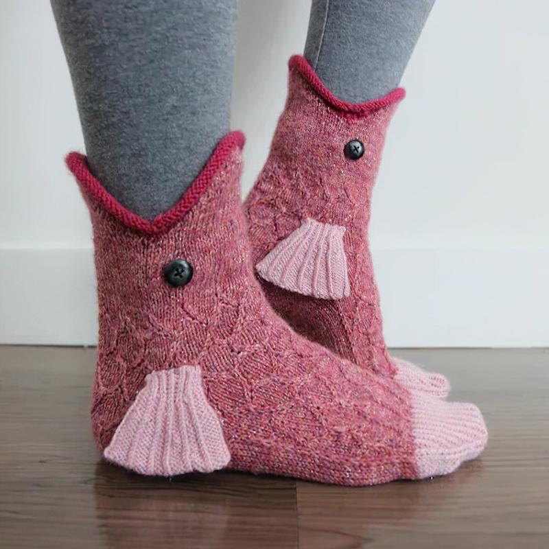 Krokodilsocken stricken