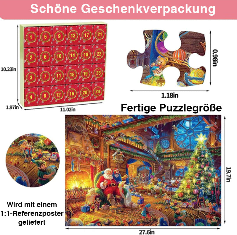 Adventskalender Weihnachtspuzzle