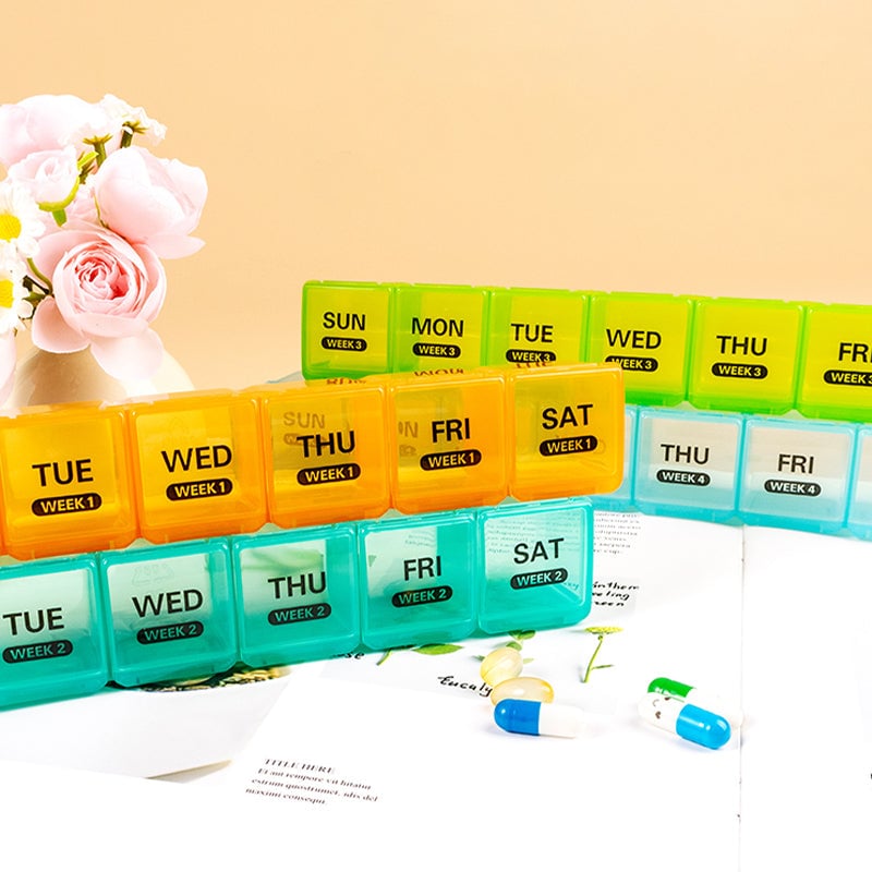 Tabletten-Organizer (28 Fächer)