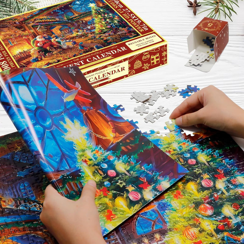 Adventskalender Weihnachtspuzzle