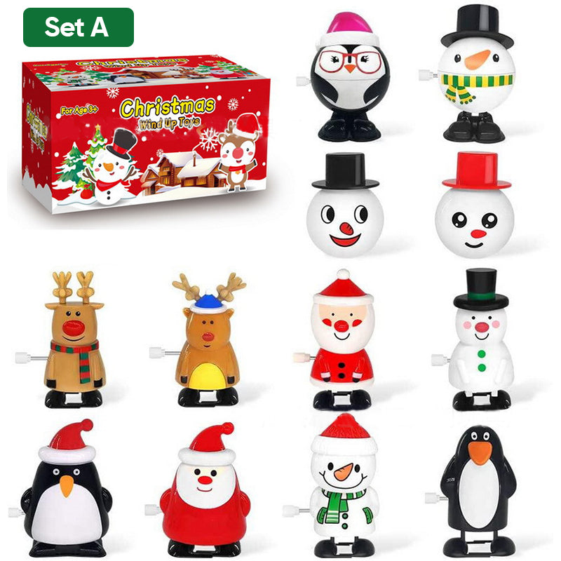 Weihnachtsspielzeug zum Aufziehen