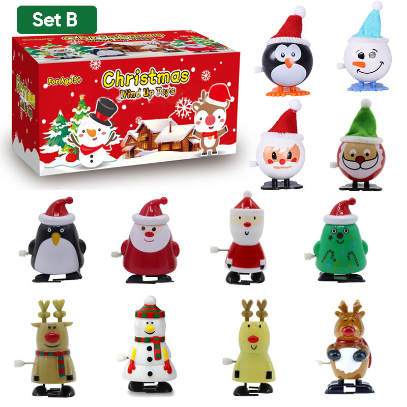 Weihnachtsspielzeug zum Aufziehen