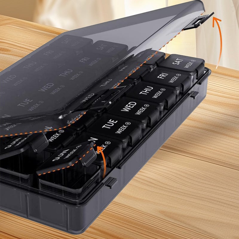 Tabletten-Organizer (28 Fächer)