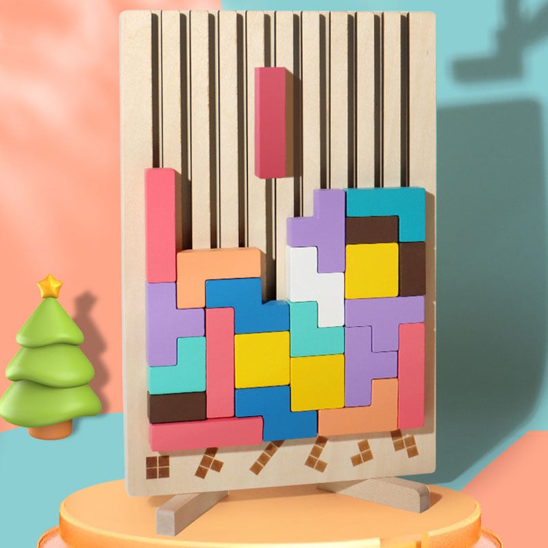 Stapelpuzzle-Spielzeug aus Holz