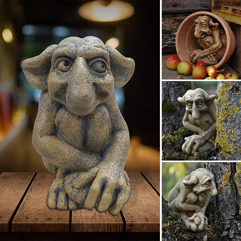 Kreative lustige Kobold-Ornamente aus Harz