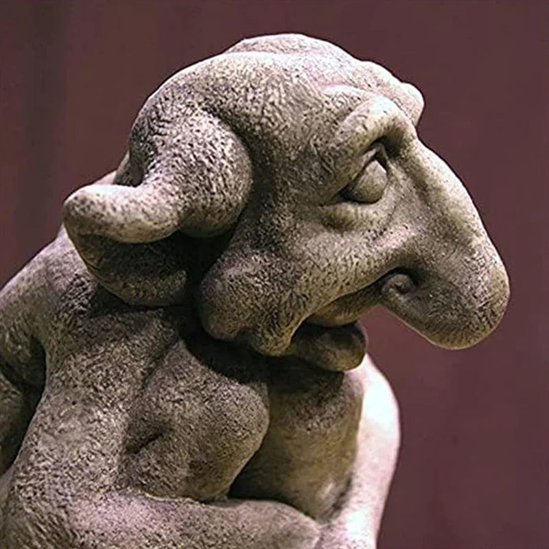 Kreative lustige Kobold-Ornamente aus Harz