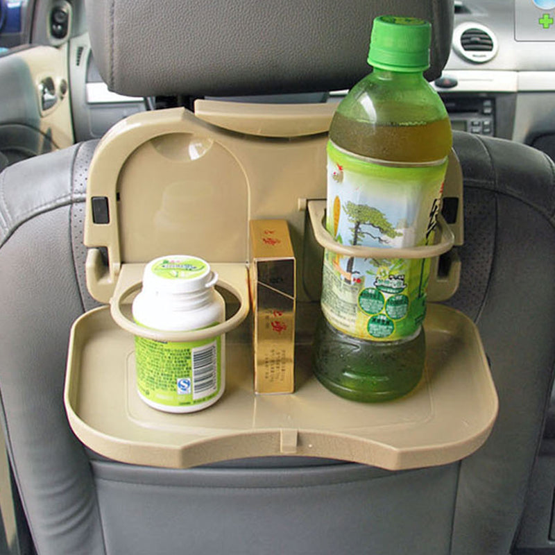 Faltbarer Esstablett-Getränkehalter für Autolehnen