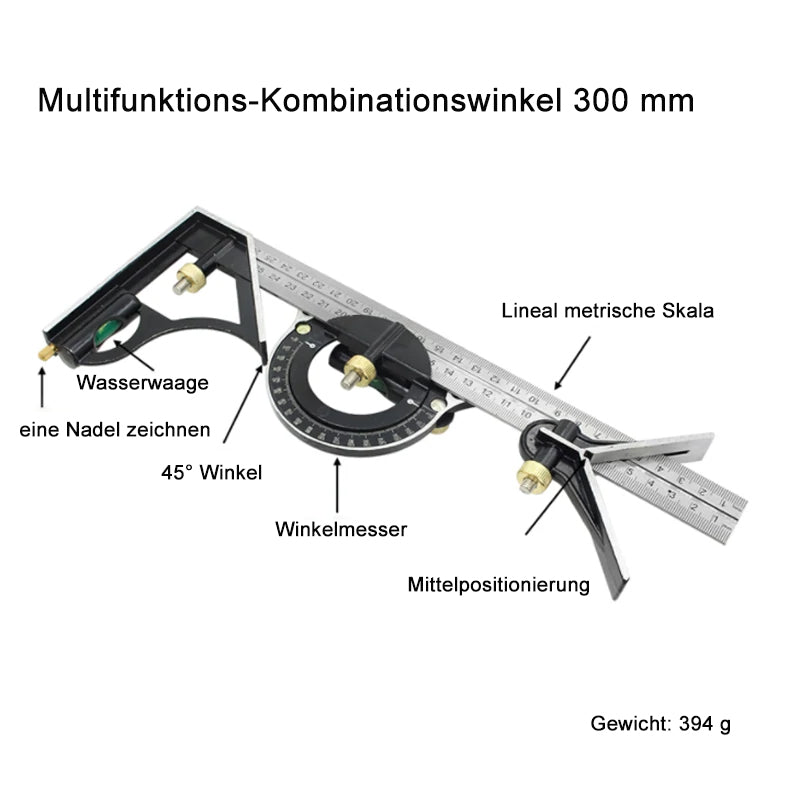 Multifunktionales Winkellineal