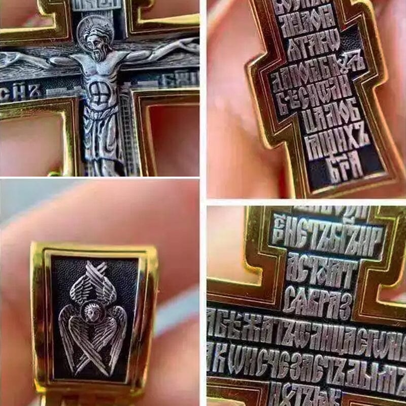 Vintage Kreuz Halskette