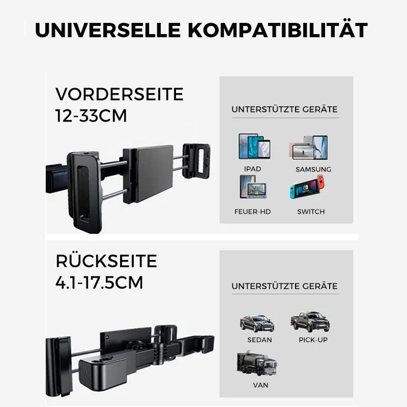 Drehbare Handy-Tablet-Halterung für die Rückseite des Autos