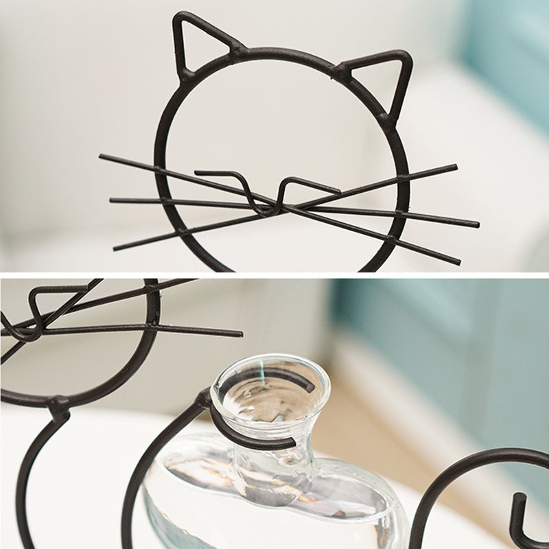 Katzen-Pflanzenvase
