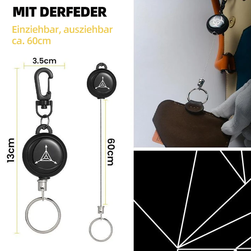 Teleskopischer Schlüsselanhänger