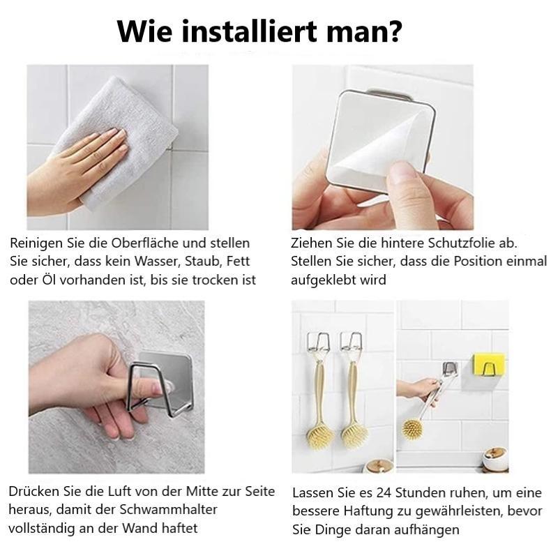 Gebürsteter Haken aus Edelstahl