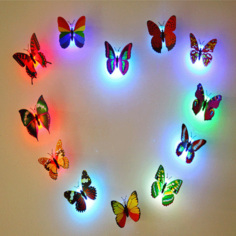 Leuchtender Schmetterling Wandaufkleber