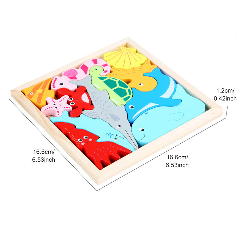 Puzzles aus Holz für Kleinkinder