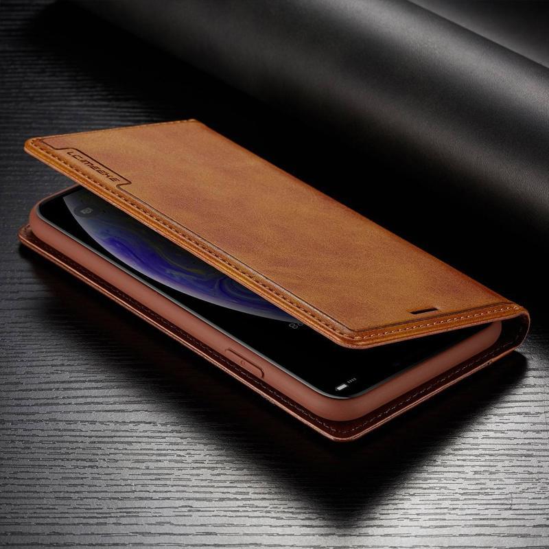 Samsung Luxus Leder Handyschutzhülle