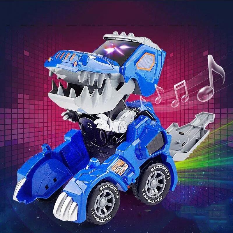 Universelles buntes Dinosaurier-Deformationsauto