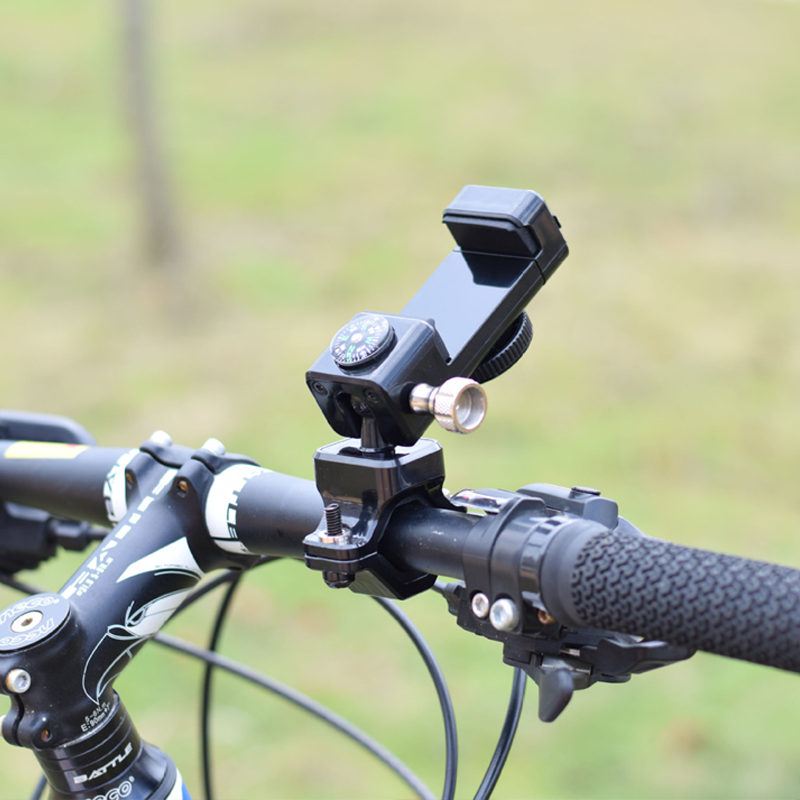Diebstahlsicherung und Absturzsicherung Fahrrad Handyhalter mit Lampe
