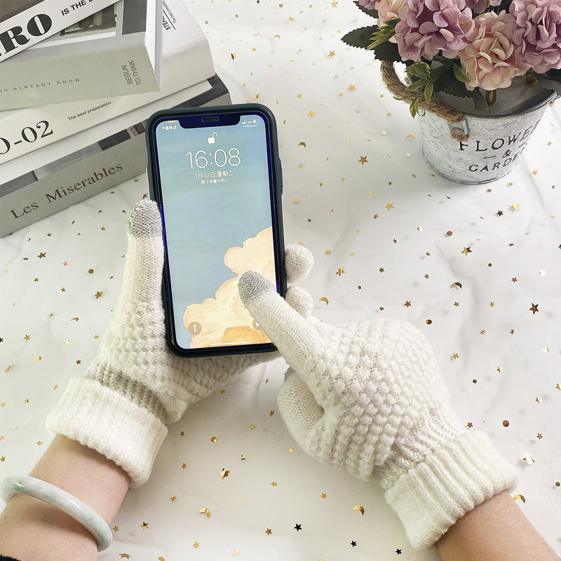 Touchscreen-Winterhandschuhe für Damen