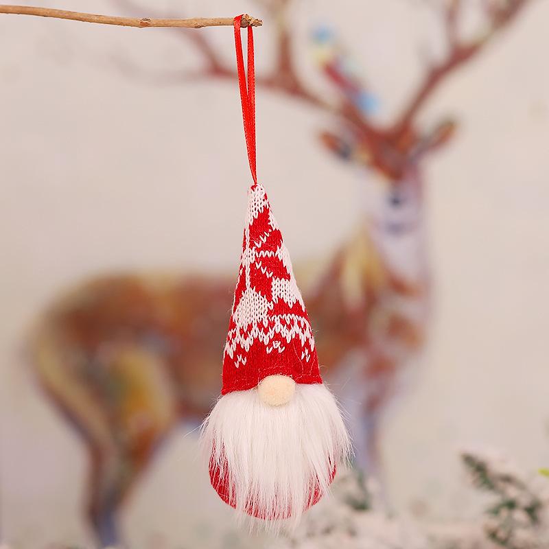 Weihnachtsbaum hängende Gnome-Verzierung