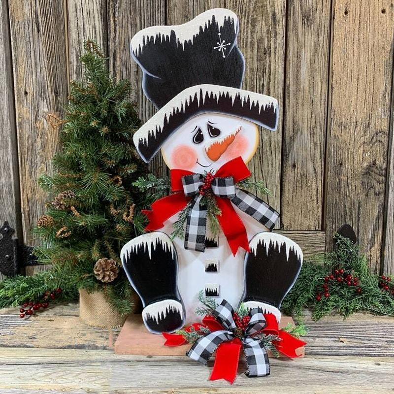 Weihnachten Schneemann Dekoration Handwerk