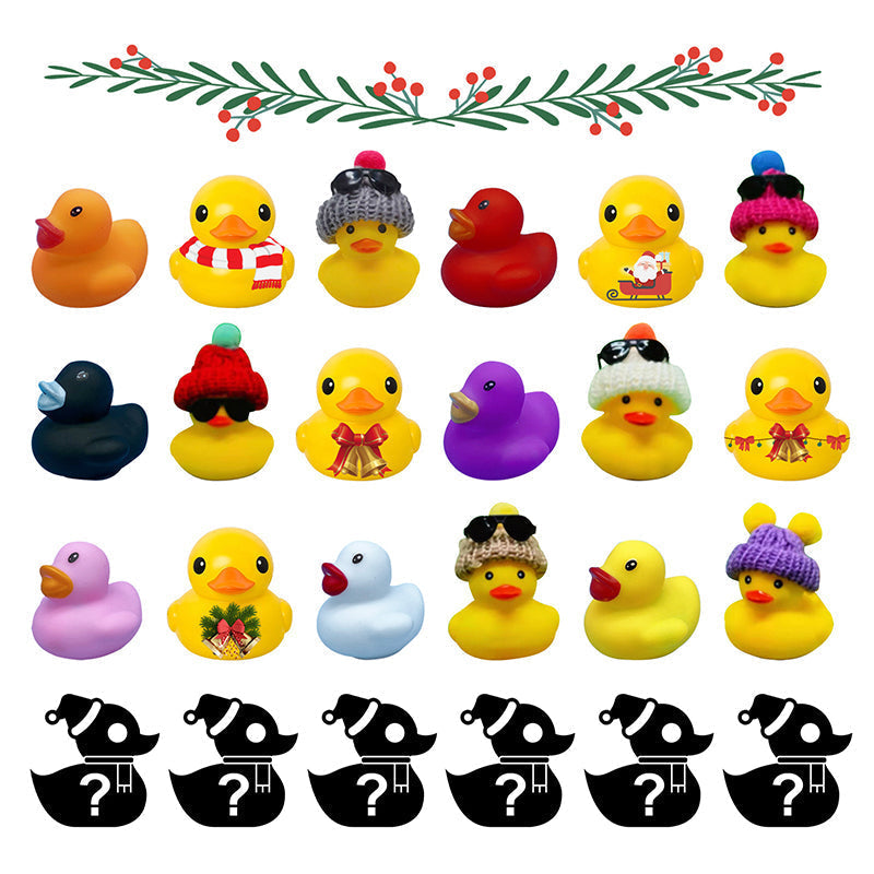 Weihnachtensblindkasten-Ente im Baden-Weihnachtenskalender