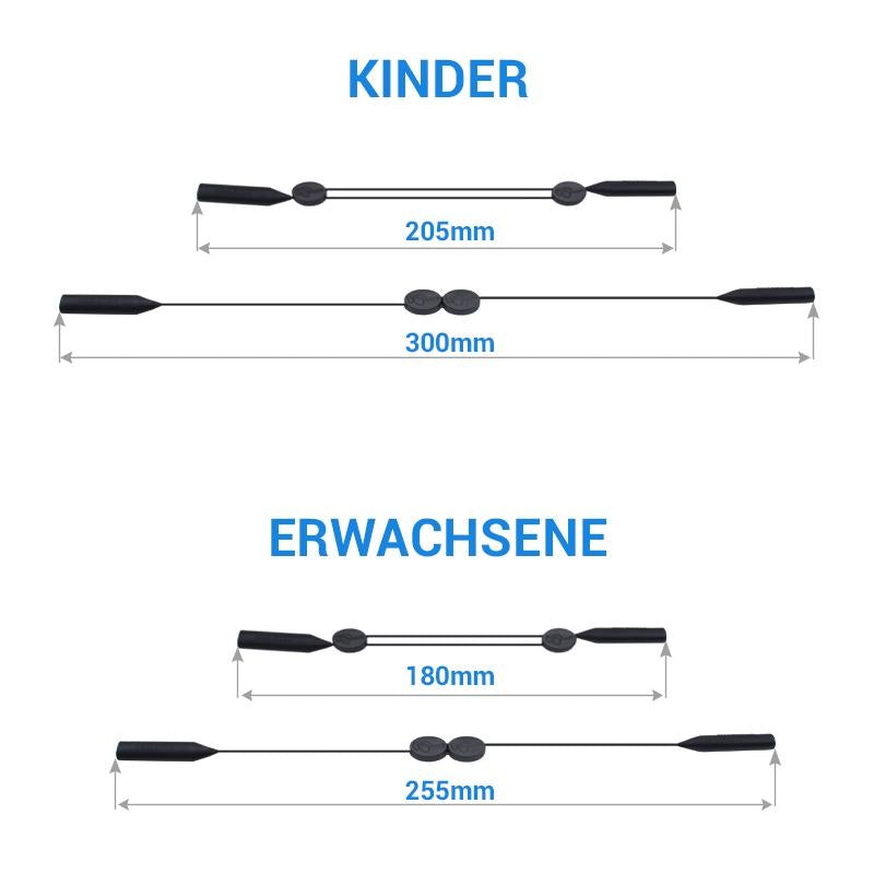 Verstellbares rutschfestes Brillenband(2 STÜCK)