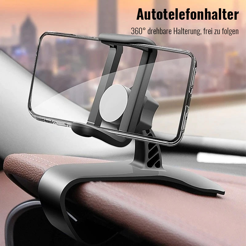 Universeller Autotelefonhalter auf dem Armaturenbrett