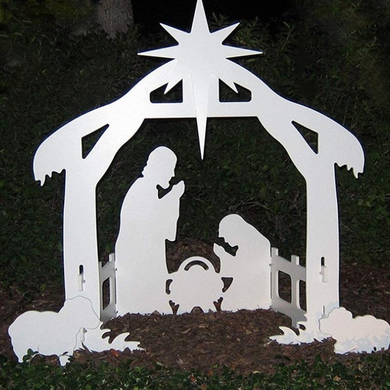Weihnachten jesus Szene Hof Grafikkarte