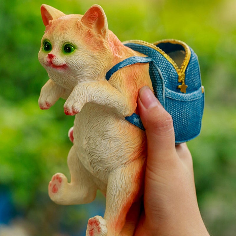 Kreative Rucksack-Kätzchen-Ornamente