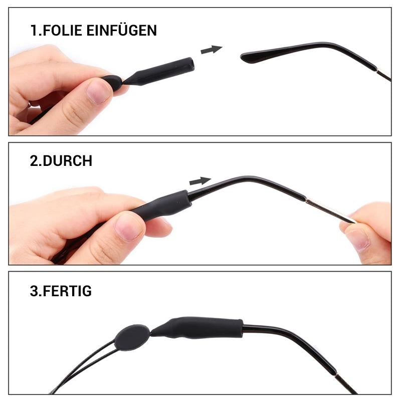 Verstellbares rutschfestes Brillenband(2 STÜCK)