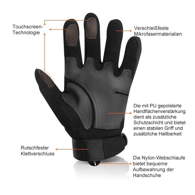 Militärische taktische Vollfingerhandschuhe