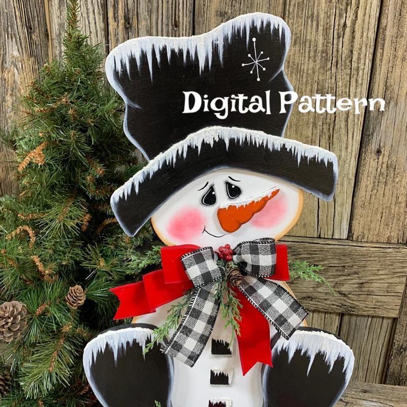 Weihnachten Schneemann Dekoration Handwerk