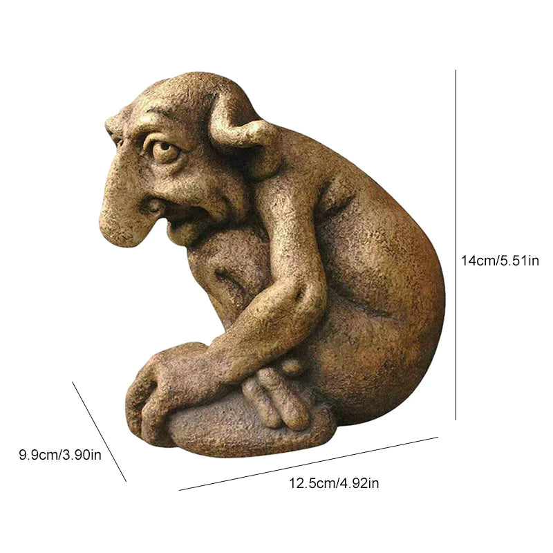 Kreative lustige Kobold-Ornamente aus Harz