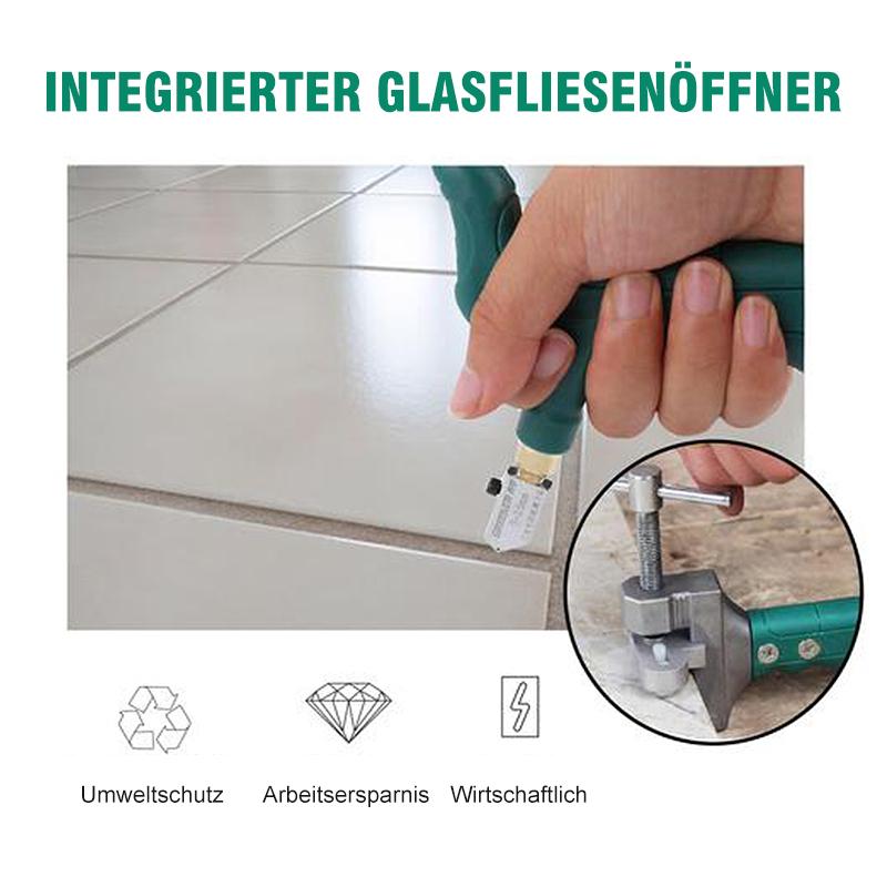 Integrierter Glasfliesenöffner