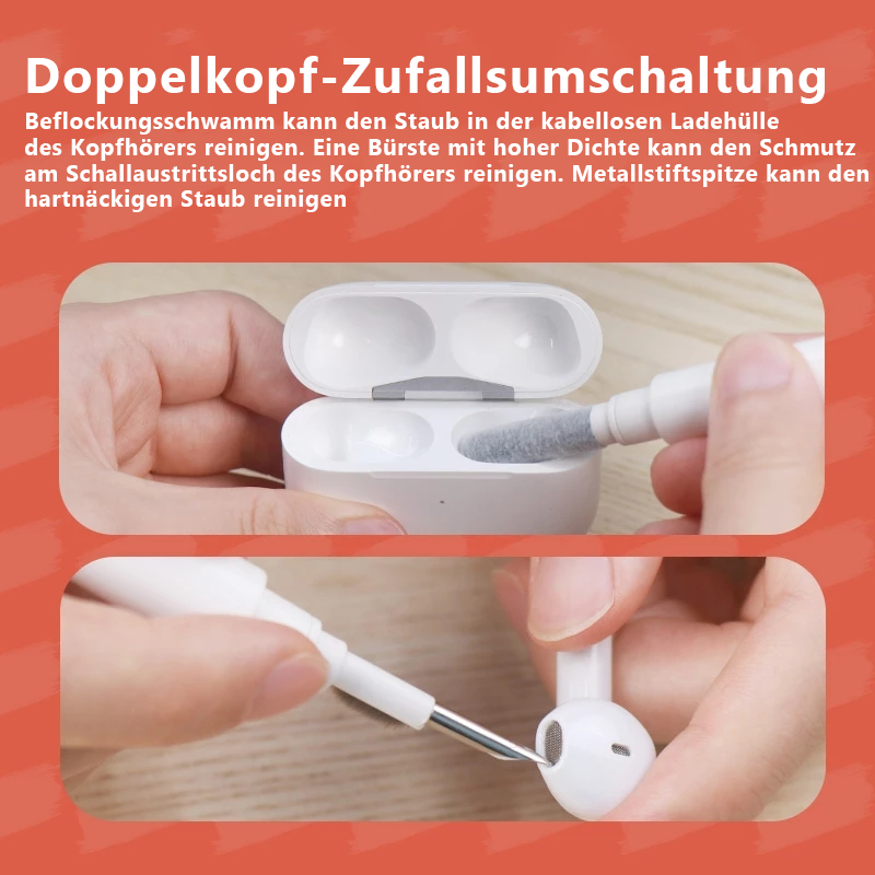 Reinigungsbürstenset für Tastatur und Kopfhörer