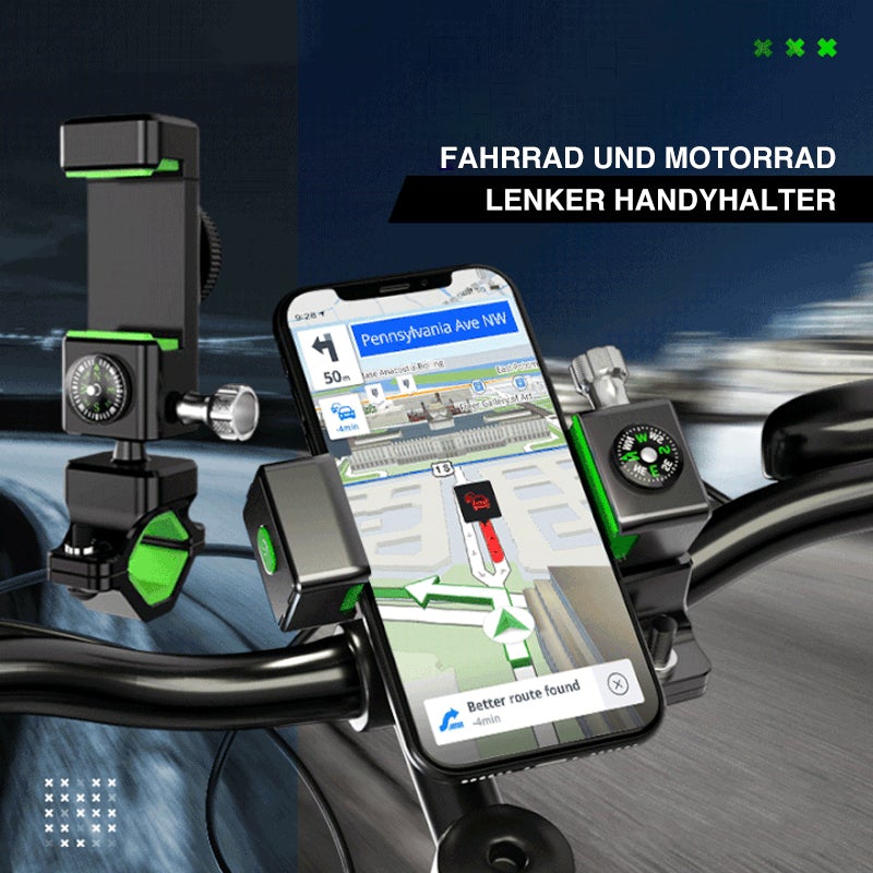 Fahrrad beleuchtetem Kompass Handyhalterung