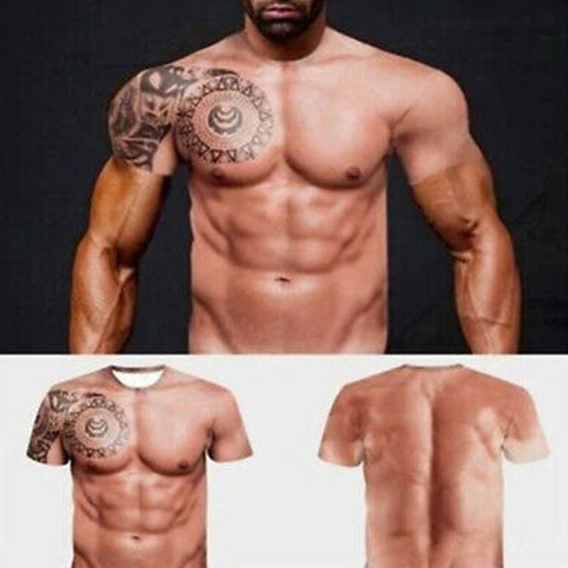 Muskel-Tattoo-T-Shirt