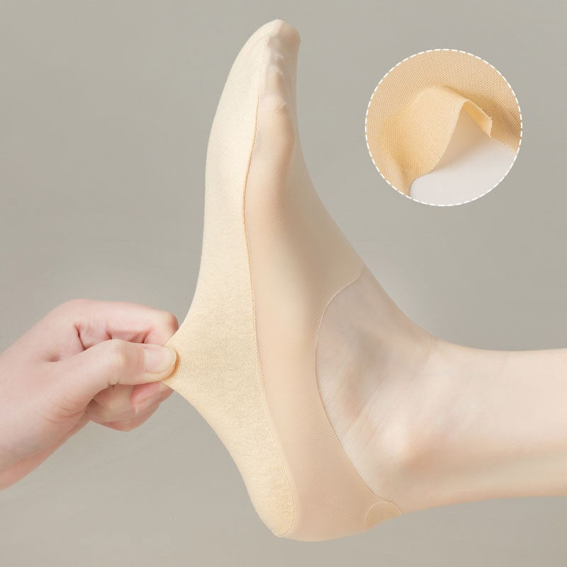 Unsichtbare Atmungsaktive Socken aus Eisseide