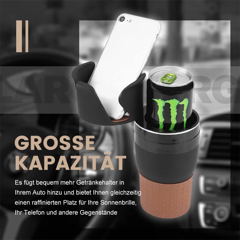 Multifunktionaler Getränkehalter fürs Auto